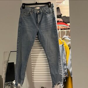 Topshop Light Blue Skinny Jeans